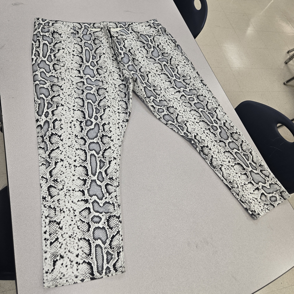 ASOS Black and White Snakeskin Pants - Picture 4 of 7